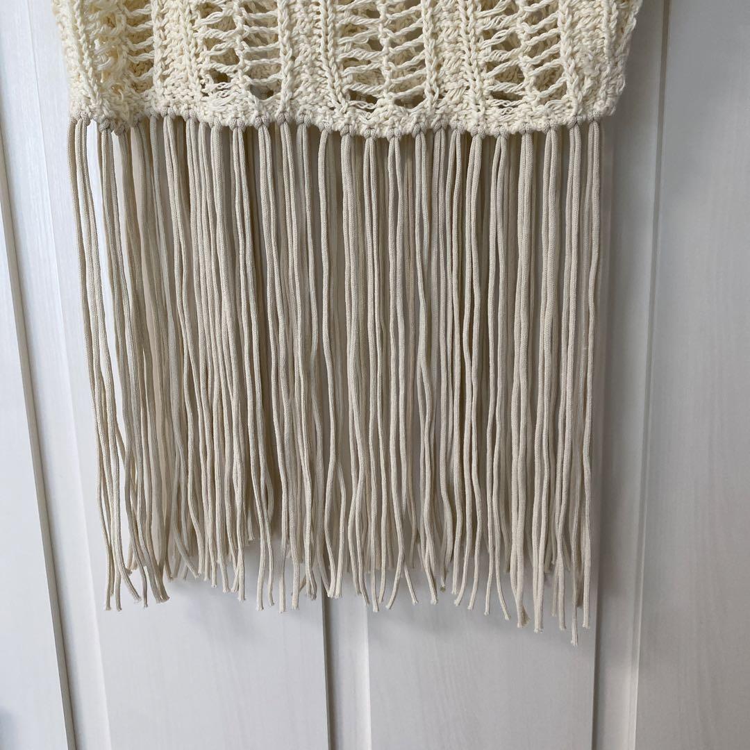 【Eaphi】lacework ami knit bustier