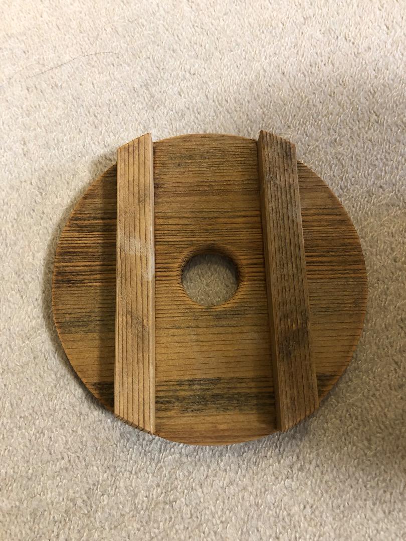 ⭐︎高級品⭐︎ 味噌桶（藤井製桶所製 味噌出来高6kg用） 吉野杉 漬物桶 味噌桶（藤井製桶所製、味噌出来高6kg用） - 保存容器・ケース価格