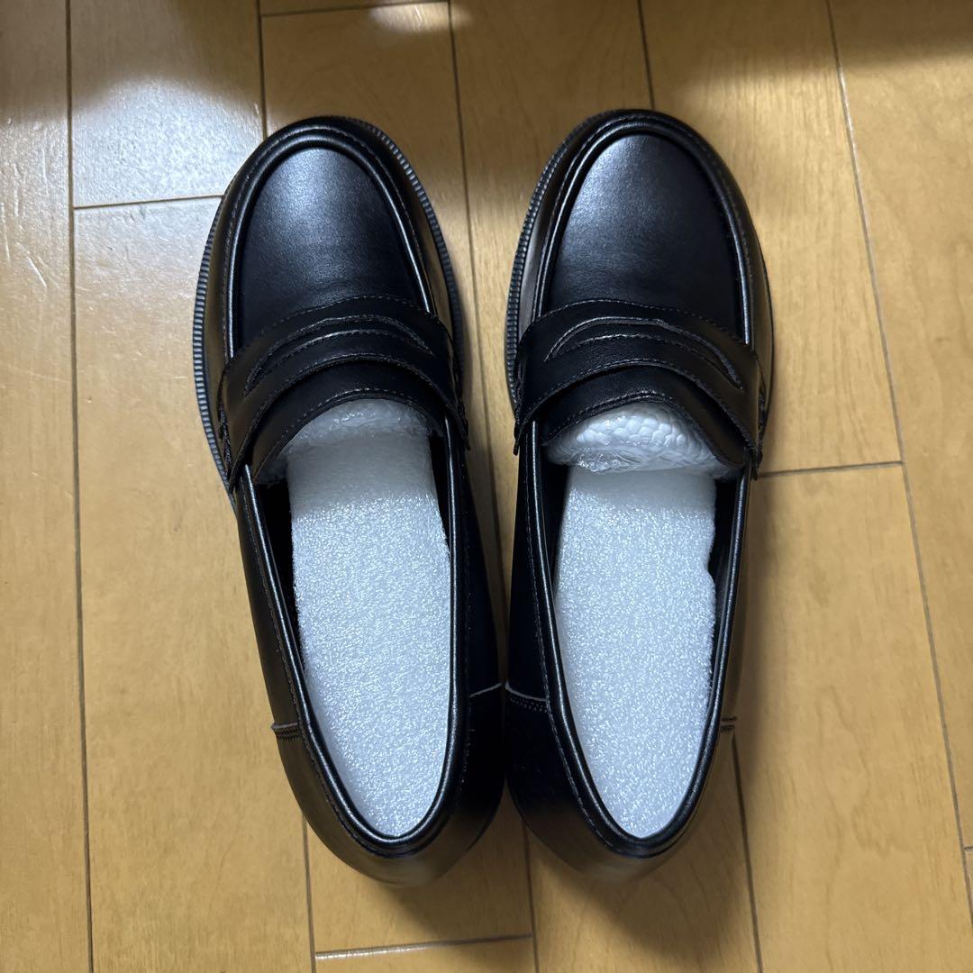 ブラックローファー 合成皮革 Belle&Sofa