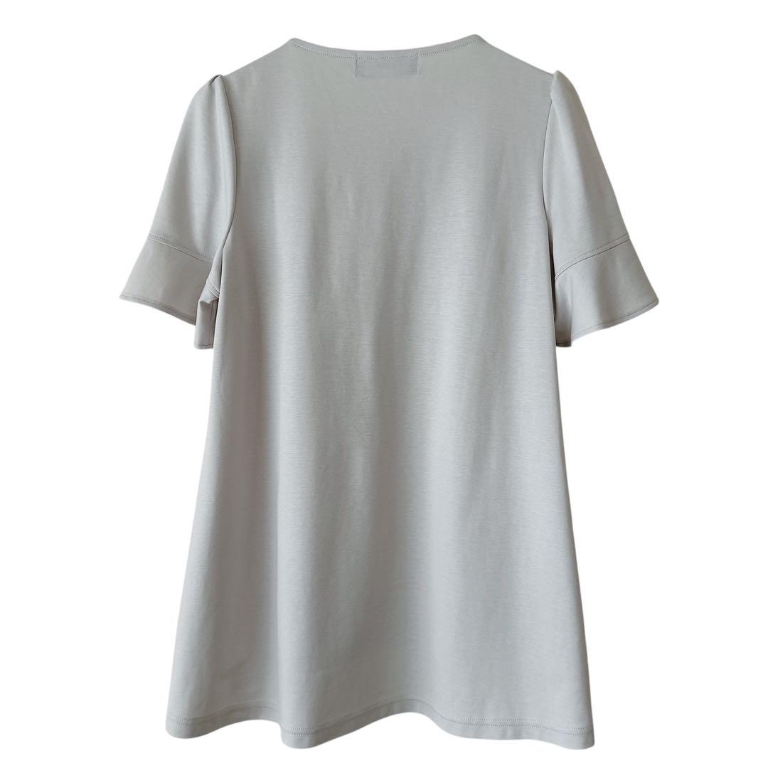M's Gracy エムズグレーシーエッフェル塔モチーフチュニック カットソー M'S GRACY エッフェル塔モチーフチュニックカットソー トップス