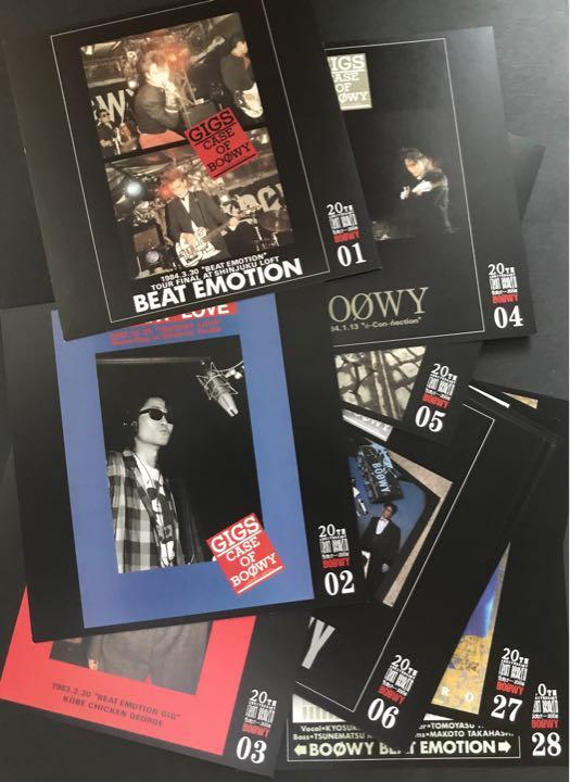 BOOWY BEAT EMOTION ボウイ ビートエモーション 非売品カード