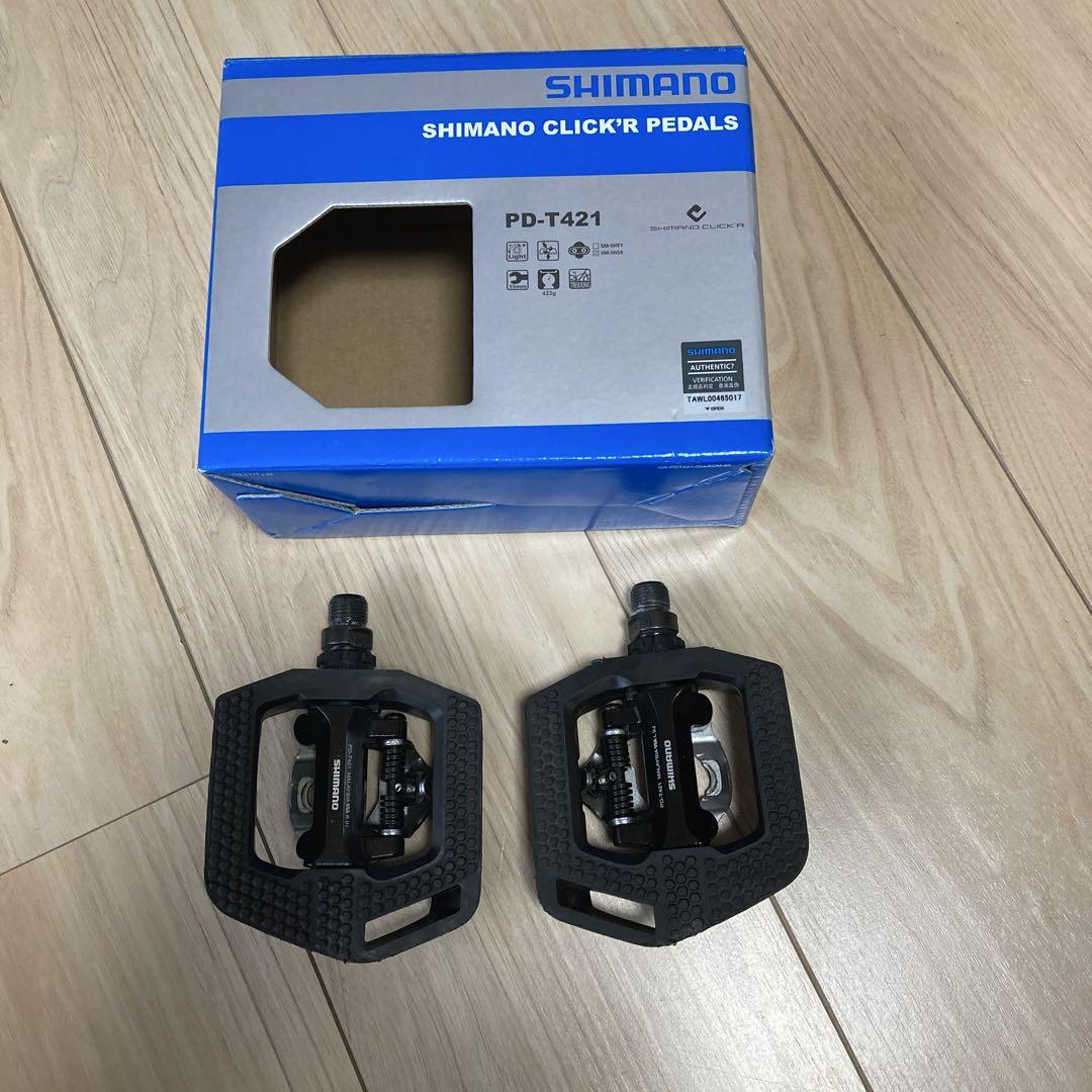 SHIMANO PD-T421 CLICK’R PEDALS