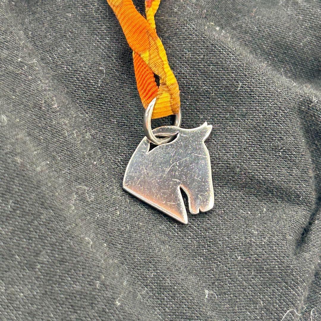 エルメス　HERMES　ネックレス　トゥールビヨン　ホースチャーム　付属品付き