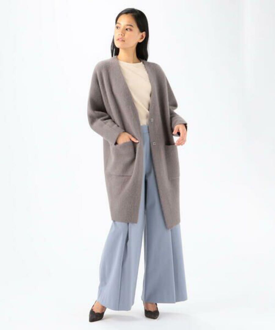 最終お値下げ トゥモローランド ダブルフェイスビッグカーディガン 美品