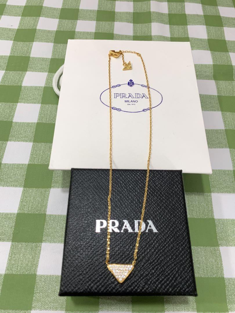 【PRADA】Eternal Gold ペンダントネックレス ゴールド42〜46cm