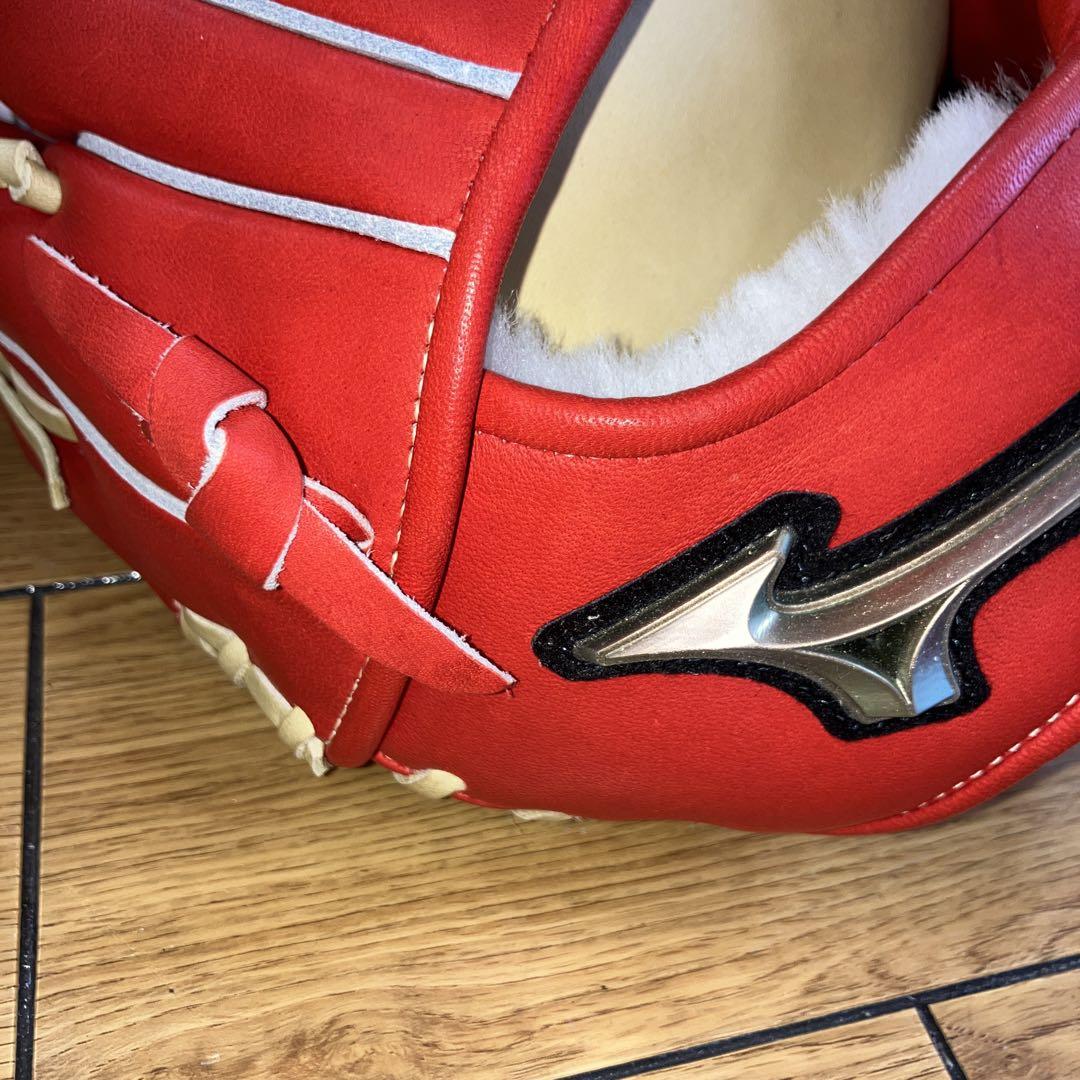 ミズノ　グローバルエリート　内野手用　1AJGH30613  ラディッシュ