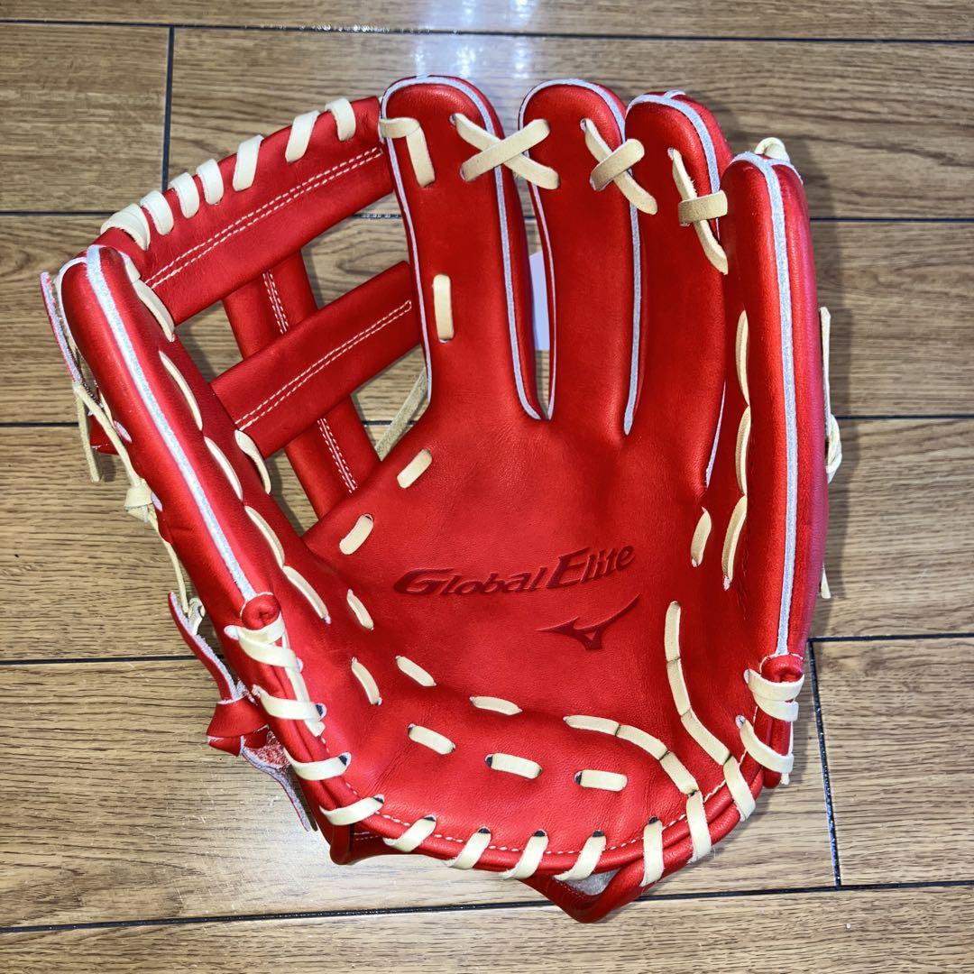 ミズノ　グローバルエリート　内野手用　1AJGH30613  ラディッシュ