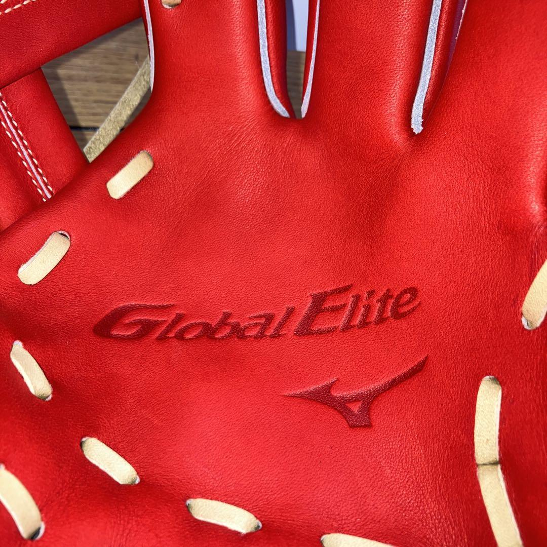 ミズノ　グローバルエリート　内野手用　1AJGH30613  ラディッシュ