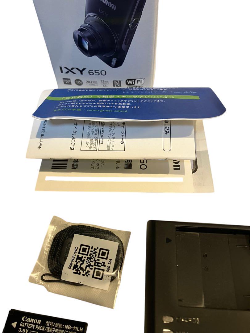 Canon IXY 650 ほぼ未使用品　シルバー　箱説明書揃い