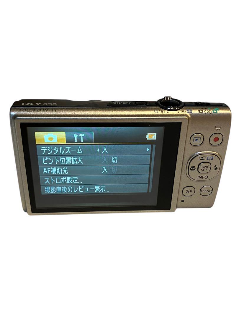 Canon IXY 650 ほぼ未使用品　シルバー　箱説明書揃い