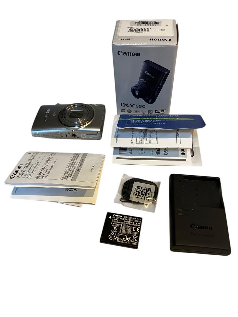 Canon IXY 650 ほぼ未使用品　シルバー　箱説明書揃い