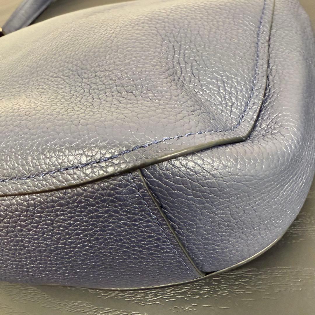 コーチ ネイビー レザー ハンド ショルダーバッグ 2way コーチ ネイビー レザー ハンド ショルダーバッグ 2way