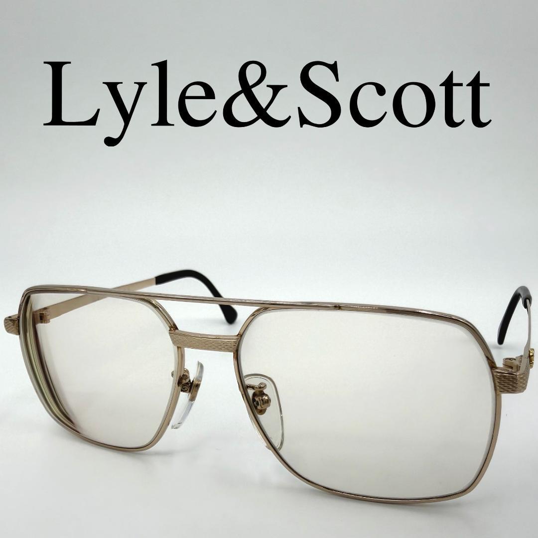 Lyle&Scott ライル&スコット メガネ 度入り18KGF 1/10刻印