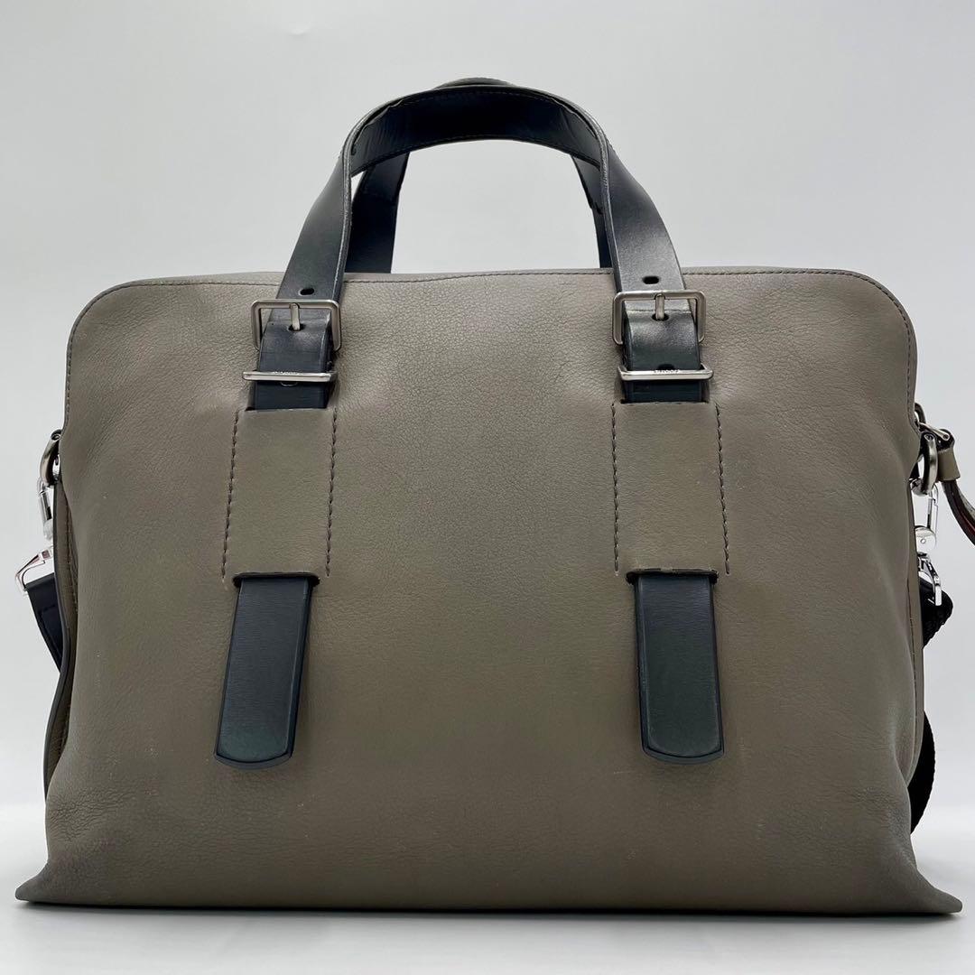 割引購入 BALLY 極美品✨ 2way A4肩掛け可 トレスポ ビジネスバッグ