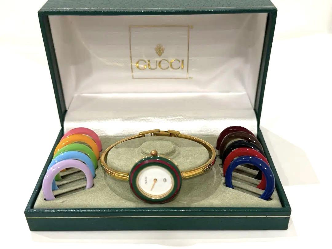 GUCCI 腕時計 ⭐︎ チェンジベゼル　レディースウォッチ　美品