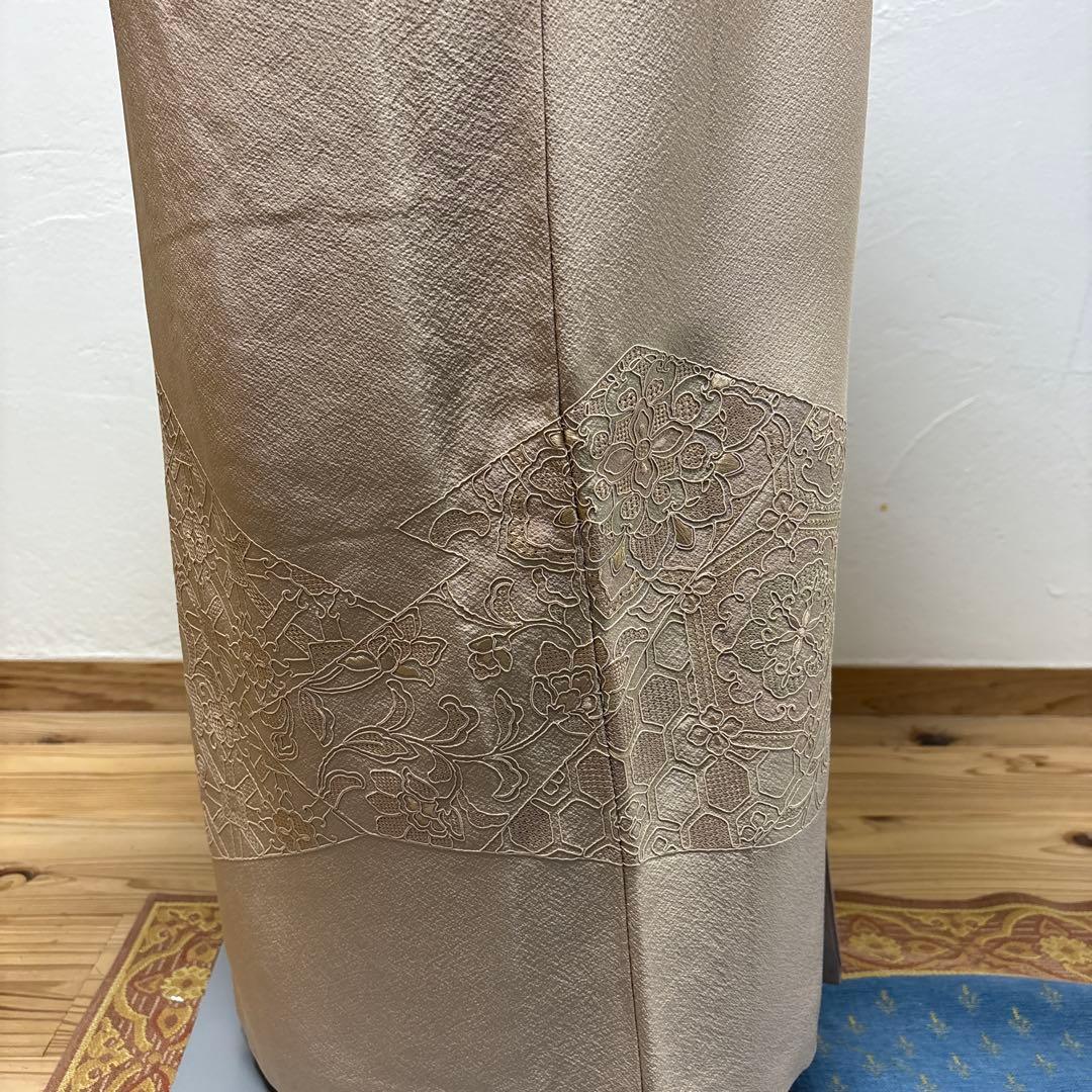 身長目安152cm-162cm 裄64cm 訪問着 刺繍一紋 身長目安152cm-162cm 裄64cm 訪問着 刺繍一紋