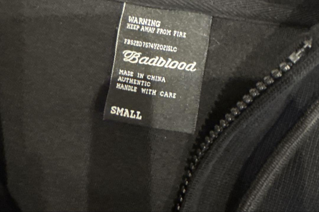 【未使用新品】BADBLOOD BEYOND SOFT ZIP-UPHOODIE
