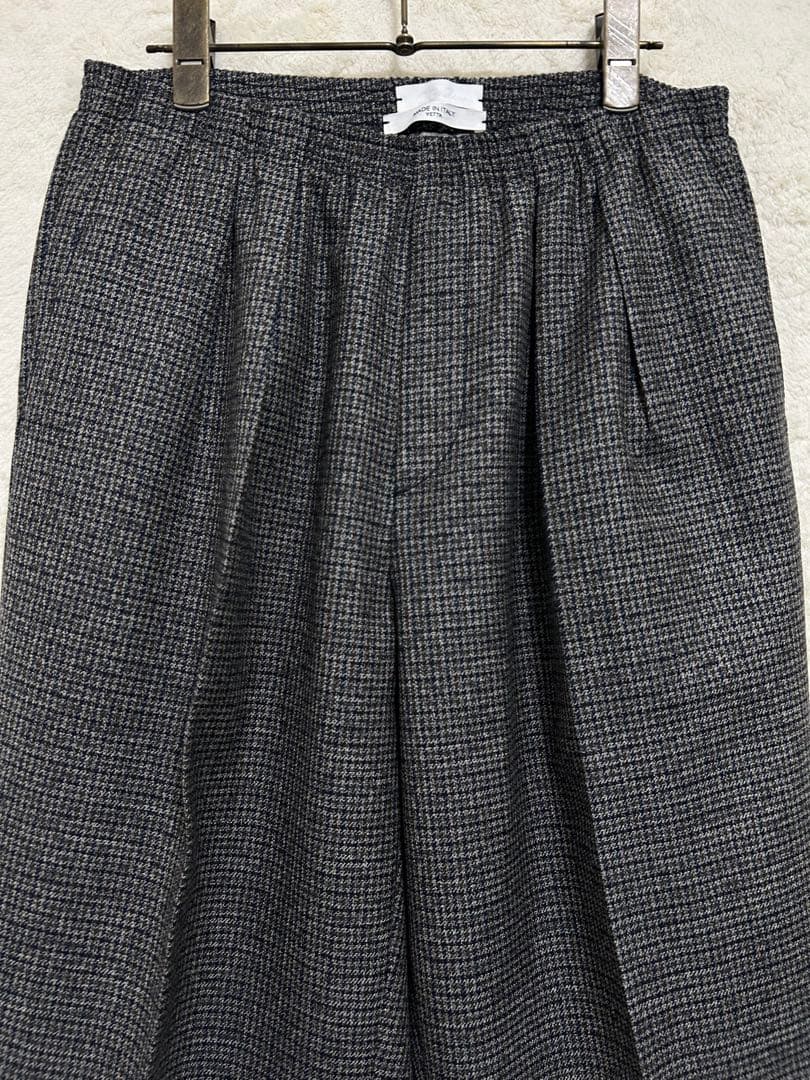 【新品】秋冬物 CellarDoor ワイド パンツ 46 78〜82 グレー 【新品】秋冬物 CellarDoor ワイド パンツ 46 78〜82 グレー