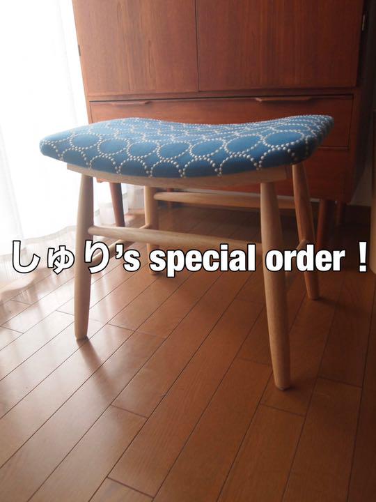 しゅりさん専用 ミナペルホネン スツール ハンドメイド タンバリン 生地 チェア