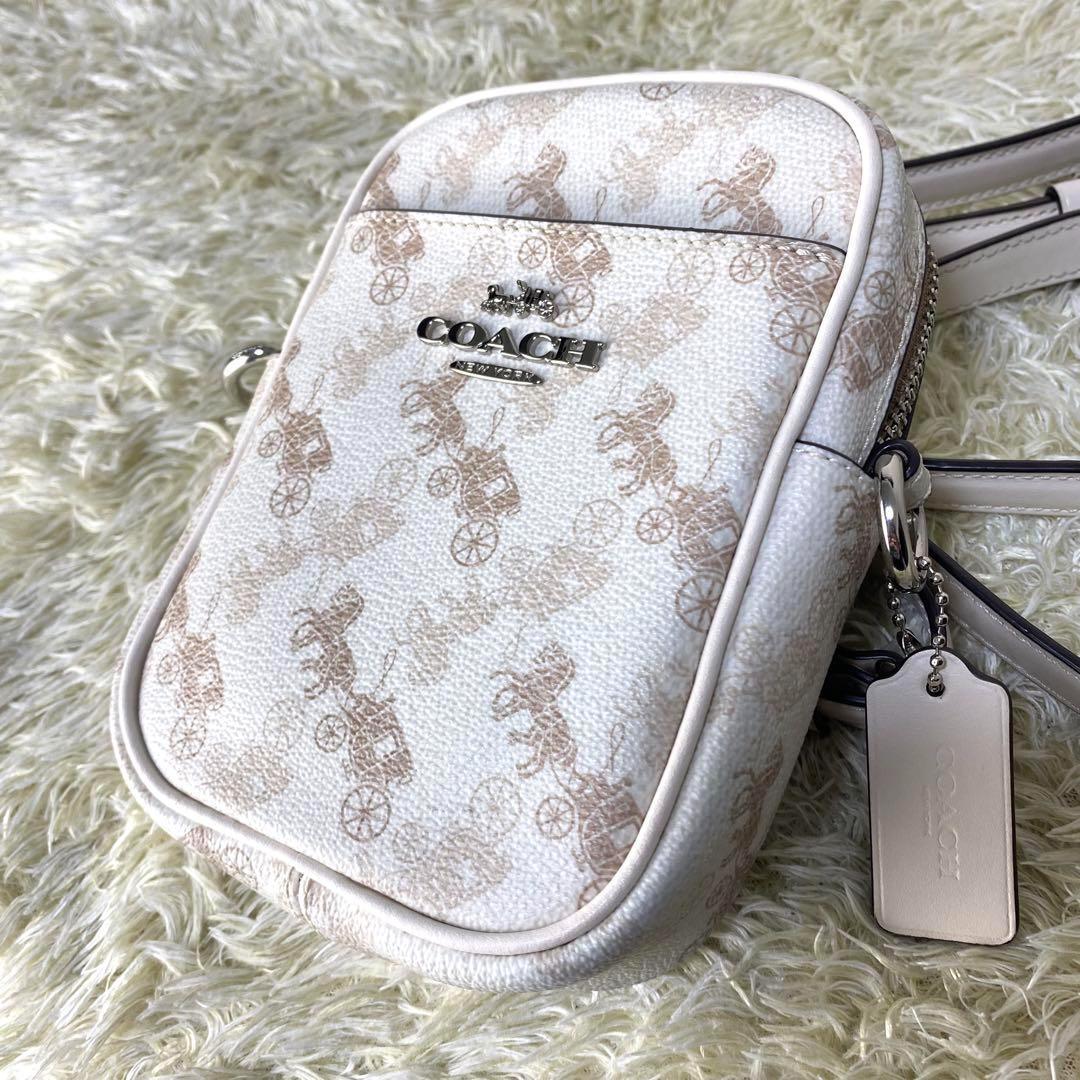 美品✨ コーチ COACH サコッシュ ホースアンドキャリッジ ショルダーバッグ