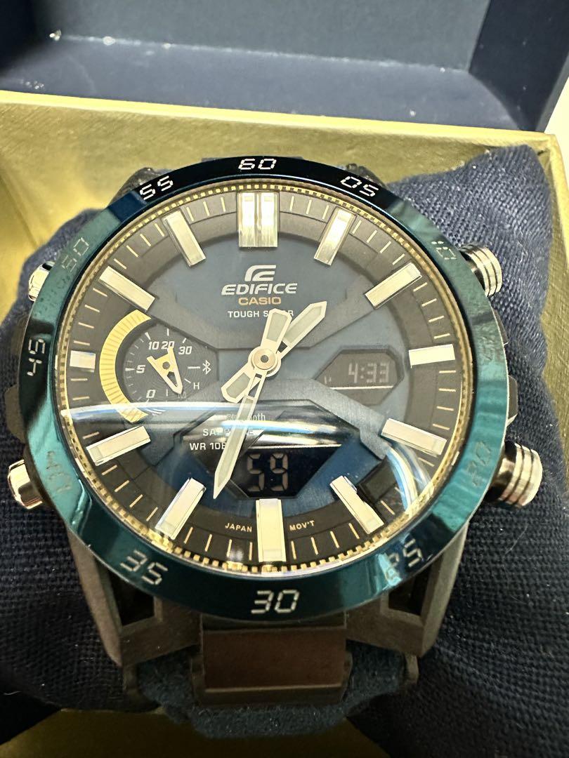 カシオ エディフィス 50周年記念モデル ECB-2000SS-2AJR 美品