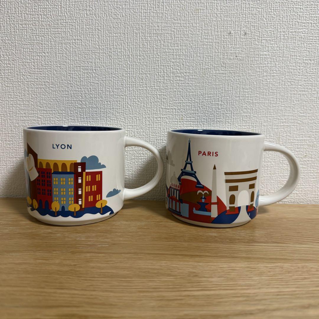 STARBUCKS Lyon Paris マグカップ