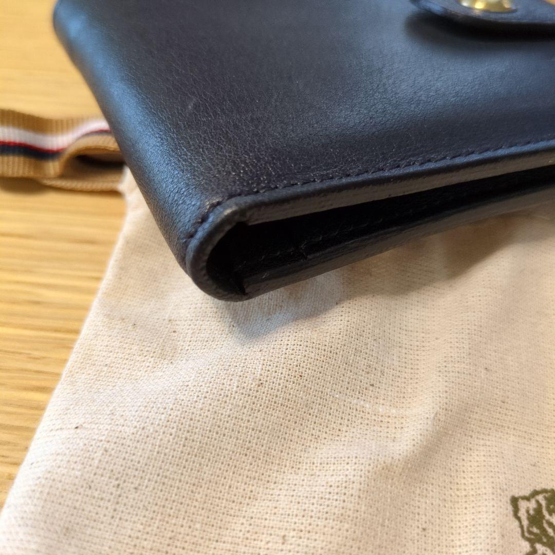 IL BISONTE ネイビー 二つ折り財布
