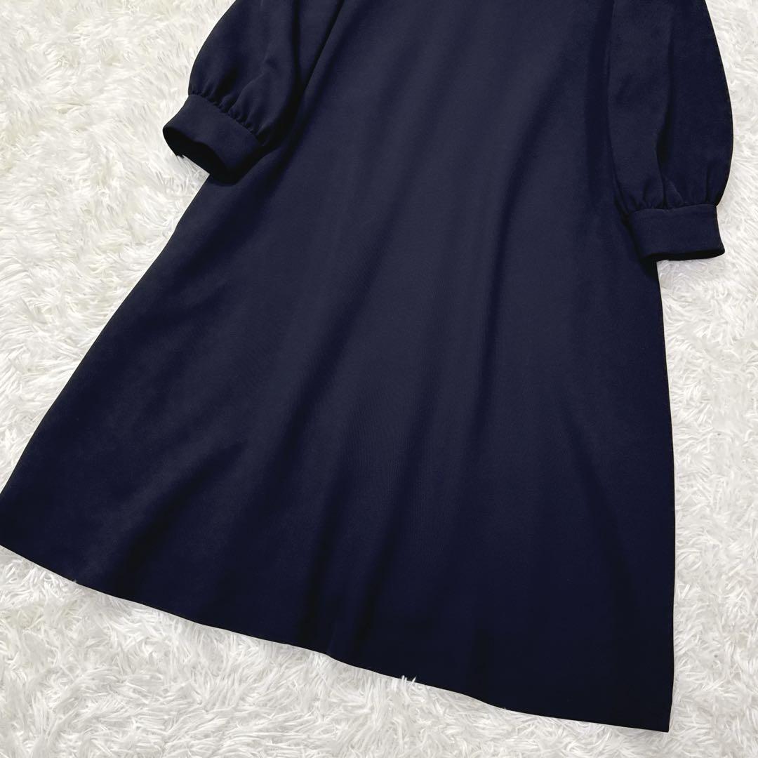 極美品✨近年フォクシー パフスリーブ Aラインワンピース ドレス