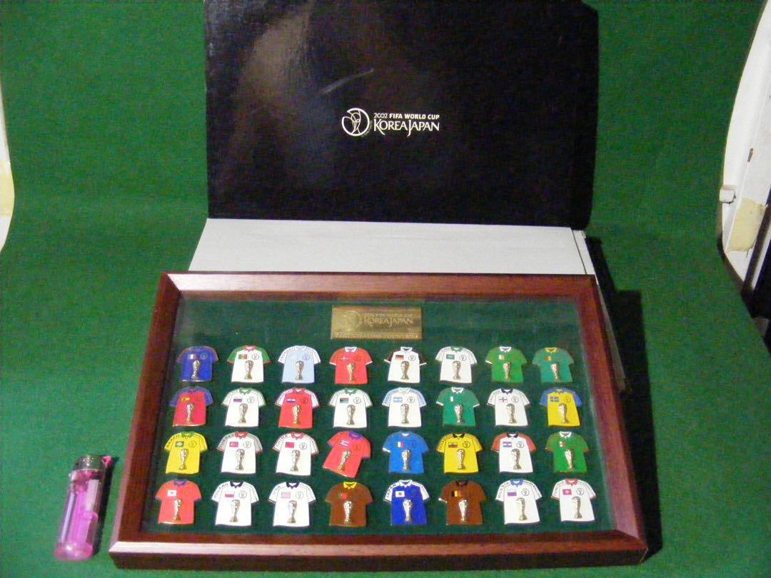 【★日韓戦記念ピンバッジ★】2002 FIFA ワールドカップ　サッカー　電通 ワールドカップ日韓大会 記念ピンズ（非売品）