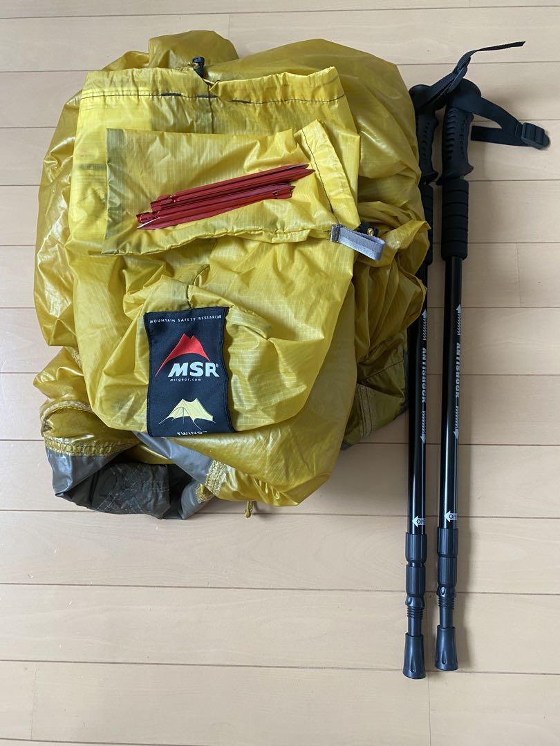 MSR TWING トレッキングポール2本付き