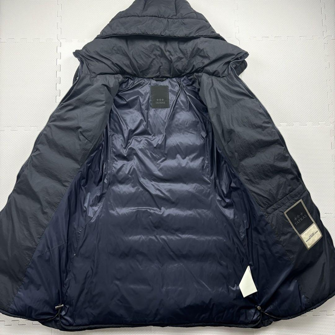 【驚きの値段で】 専用 正規品 TATRAS タトラス 現行 ダウンコート Aライン ネイビー ジャケット・アウター