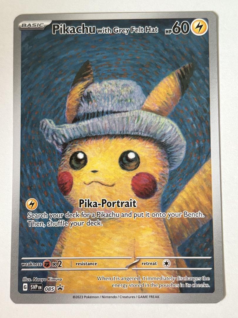 Pikachu with Grey Felt Hat ポケモンカード
