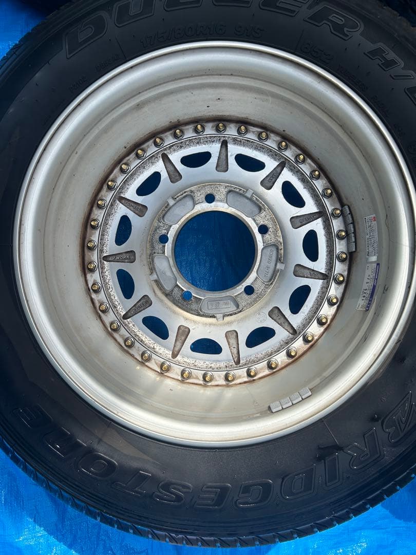 ワーク　クラッグガルバトレ16インチタイヤホイール4本セット　ジムニーJB64