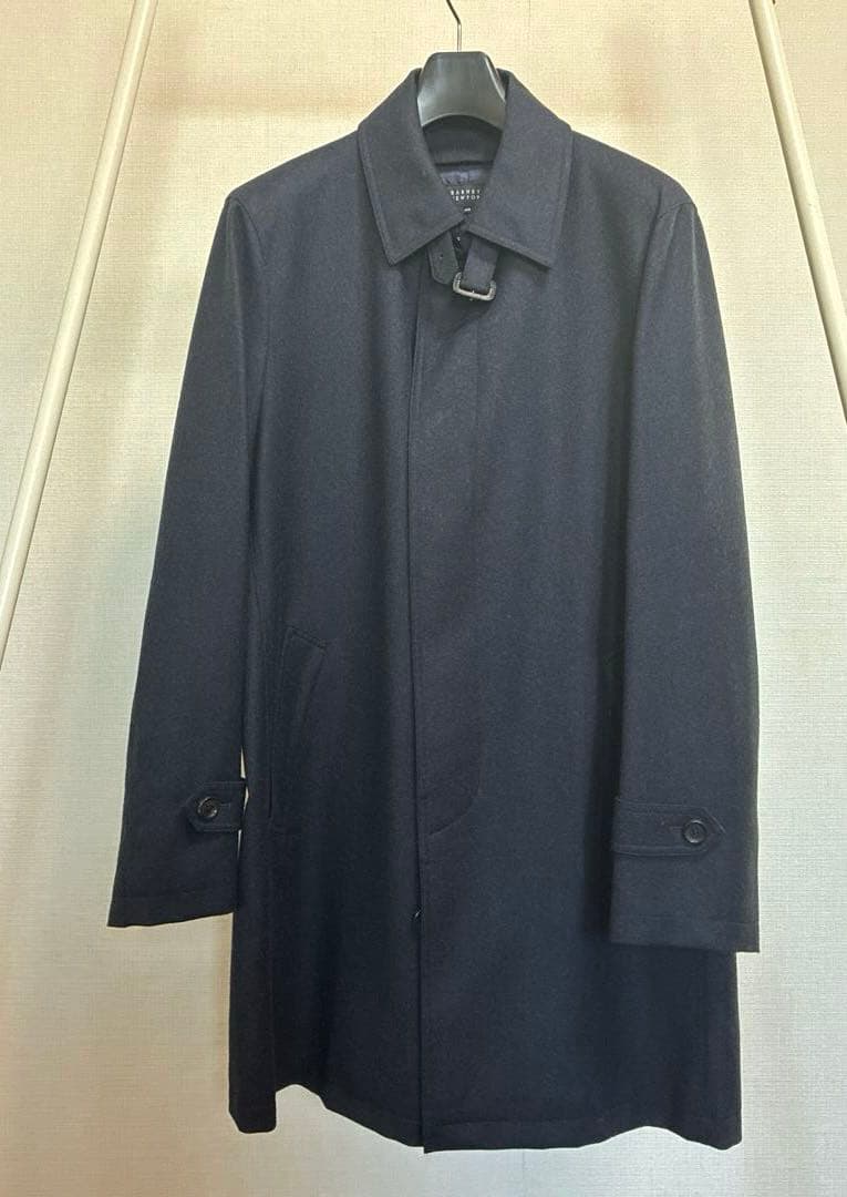 BARNEYS NEW YORK ステン コート ネイビー 48L・BARNEYS NEW YORK