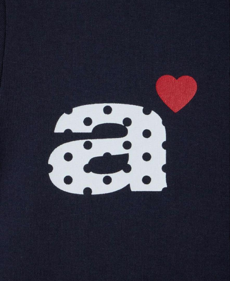 ♡正規品♡ ☆新品☆ aeae ハートロゴ Tシャツ ネイビー - メルカリ