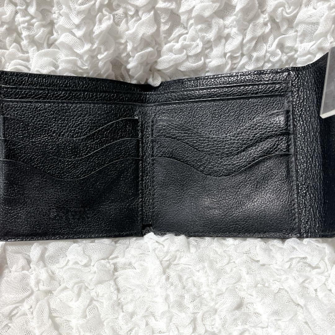 大人気✨イルビゾンテ　コンパクト　折財布　レザー　ダブルフラップ　本革　二つ折り