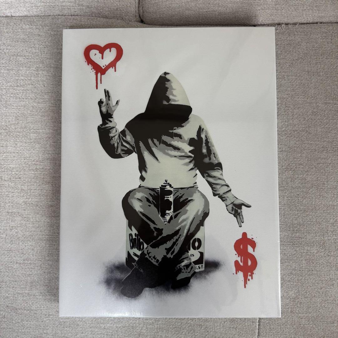 アートパネル Banksy バンクシー 愛とお金