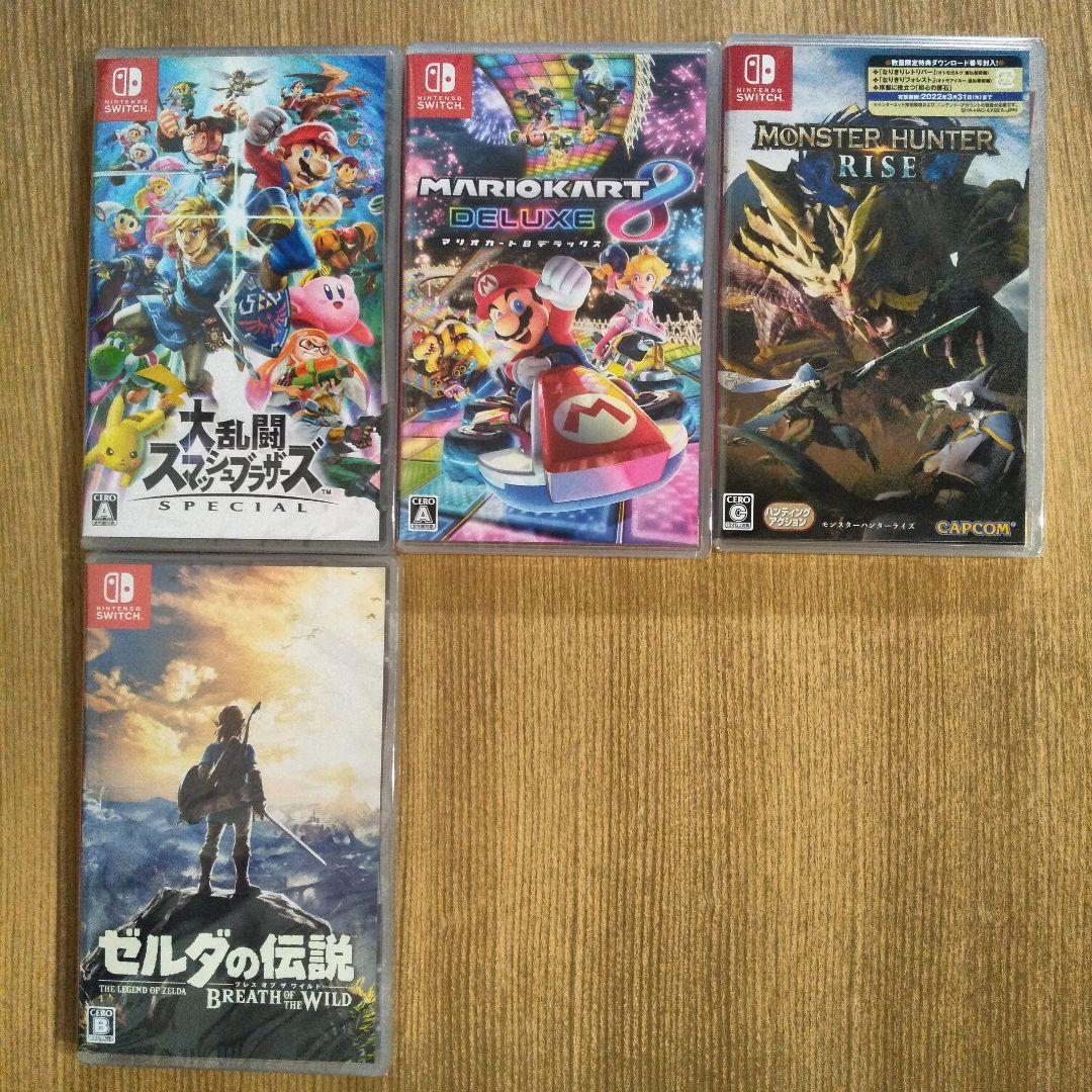 Nintendo ソフト 4本セット htZlD-m58974084376 Switch お得格安
