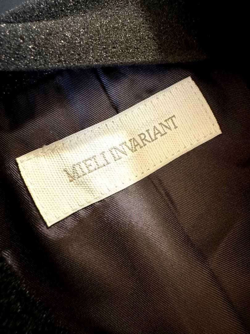 【新品タグ付き未使用】定番mieli invariant ロングコート 黒 【新品タグ付き未使用】定番mieli invariant ロングコート 黒