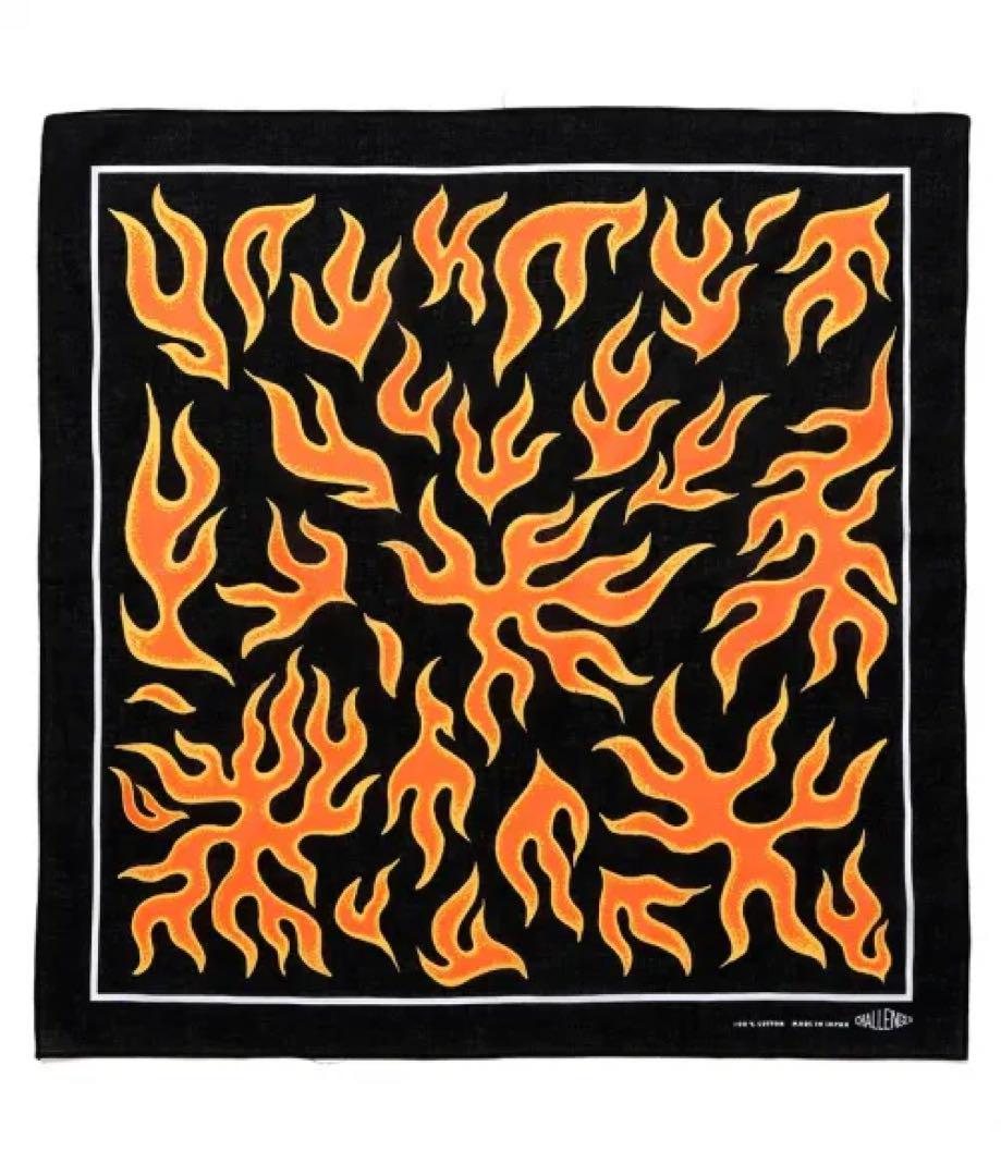 CHALLENGER FIRE BANDANAファイヤーバンダナ