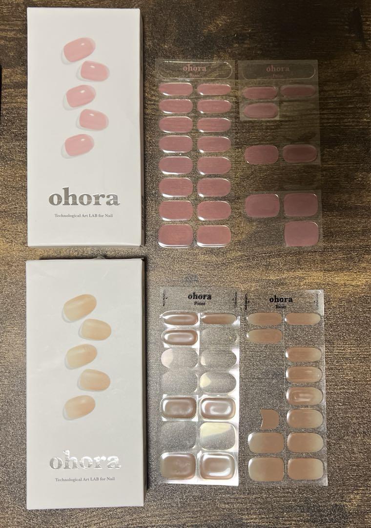ohora ネイルシール 2パックセット【一部使用済】【発送は箱無し】