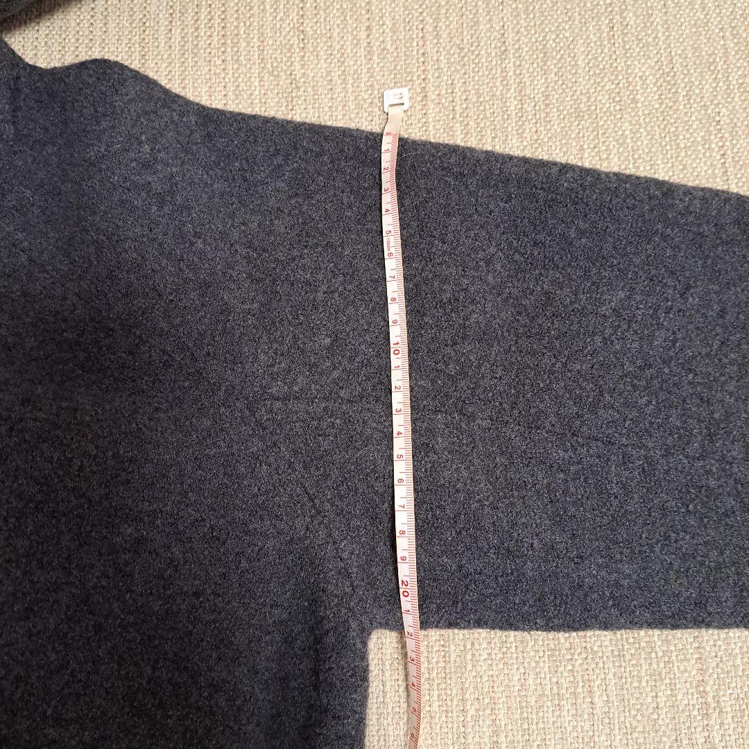 45R ウール縮絨ダッフルコート フード