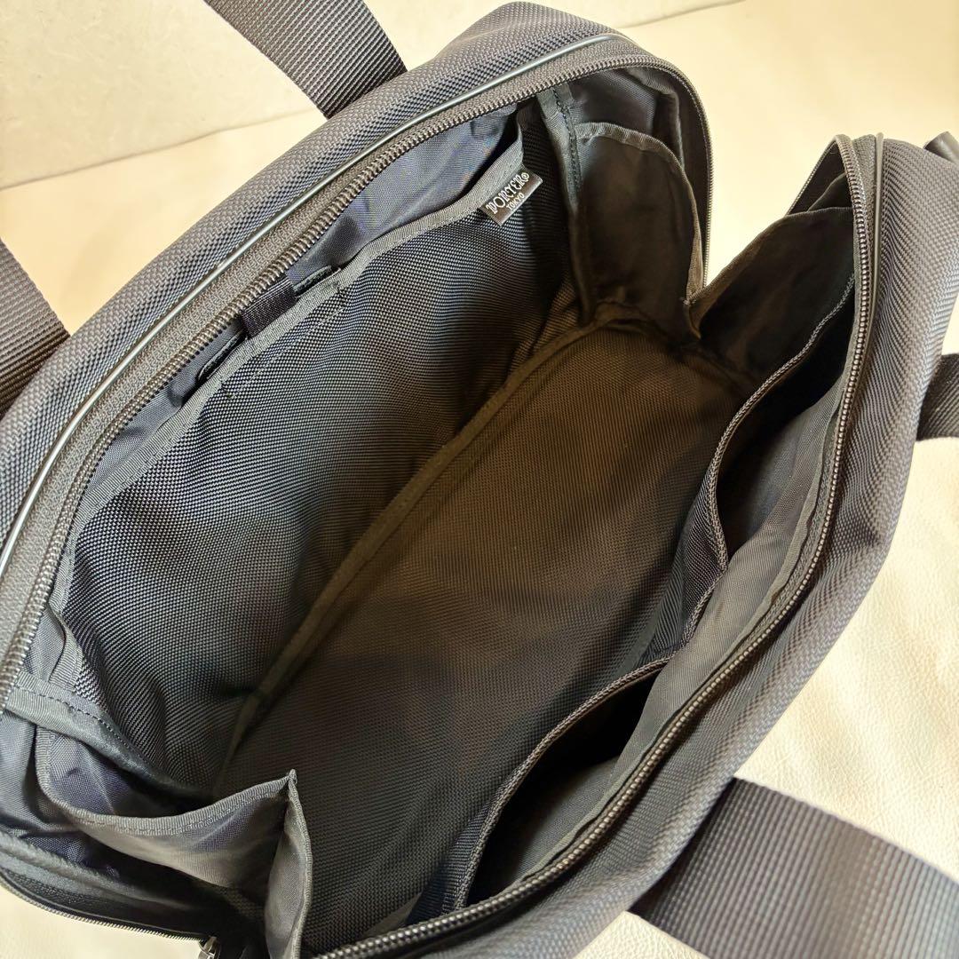 【極美品】【ポーター】PORTER ステージ 2WAY ビジネスバッグ 黒