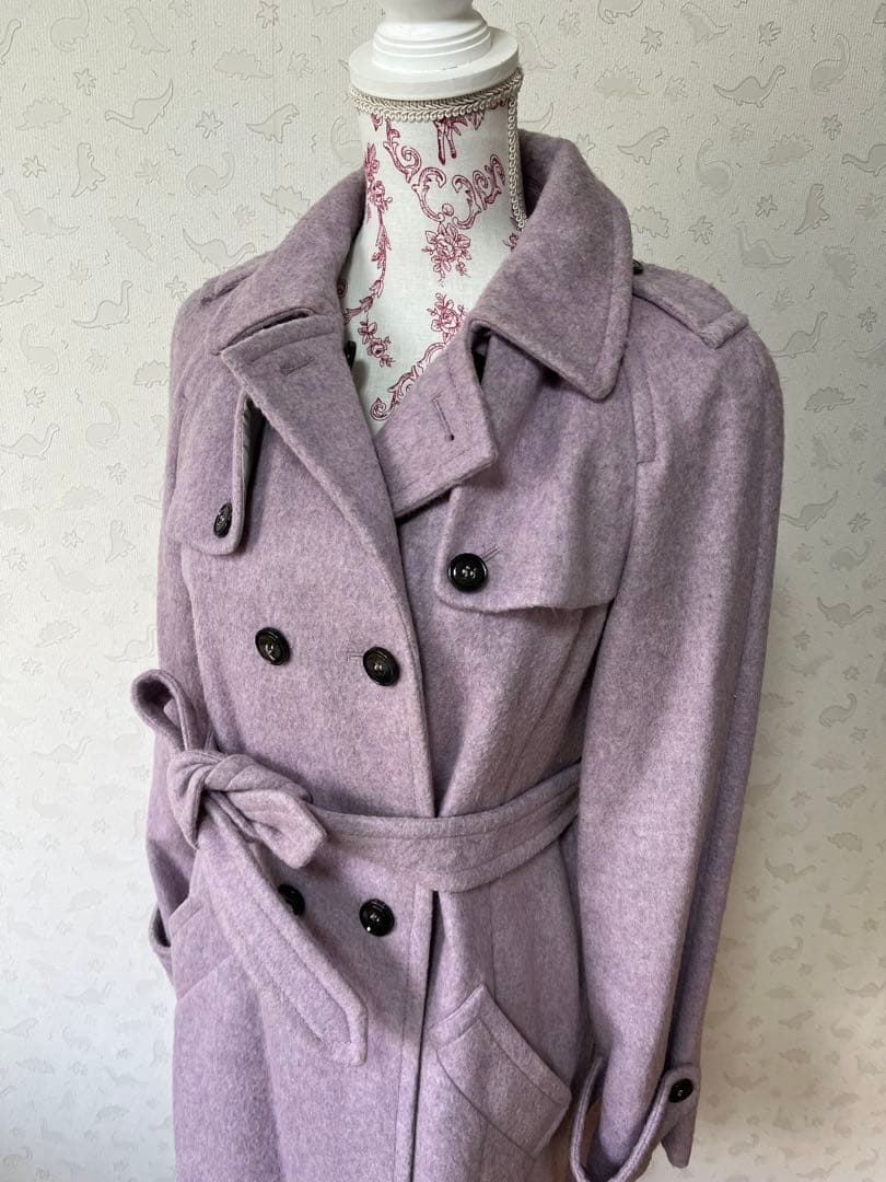 MaxMara WEEKEND ラベンダー ロングコートS MAXMARA WEEKEND LINE