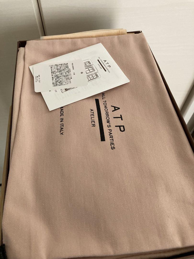 ATP ATELIER パイソン柄フラットパンプス