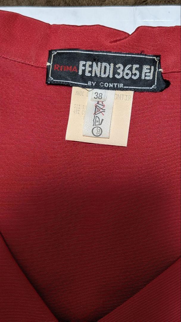 美品 FENDI365 ビンテージラグジュアリー 半袖ジャケット昭和レトロ 美品 FENDI365 ラグジュアリービンテージ 半袖ジャケット昭和