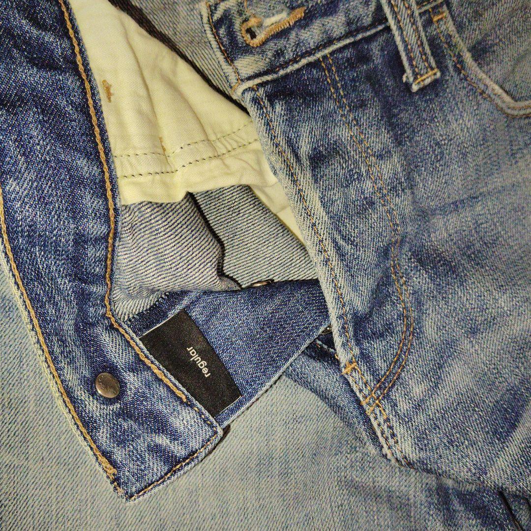 GUCCI ダメージデニム ジーンズ シェリーライン ホースビット 44 GUCCI ダメージデニム ジーンズ シェリーライン ホースビット 44