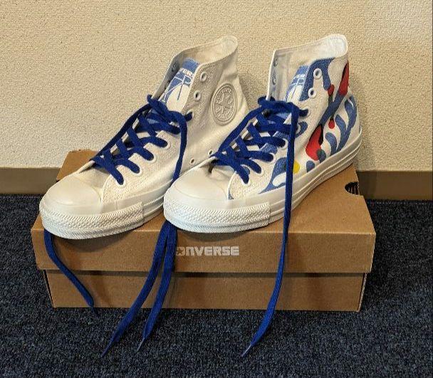 White atelier BY CONVERSE × 西川寛紀 25.5cm