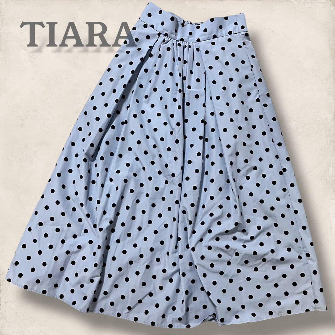TIARA ティアラ フレアスカート ドット 水玉