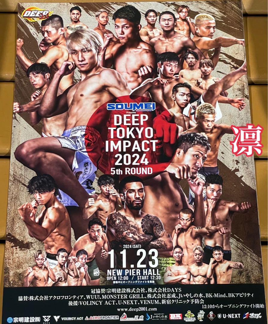 新品⭕️「DEEP JEWELS 47 パンフレット」 中井りん 万智 RIZIN